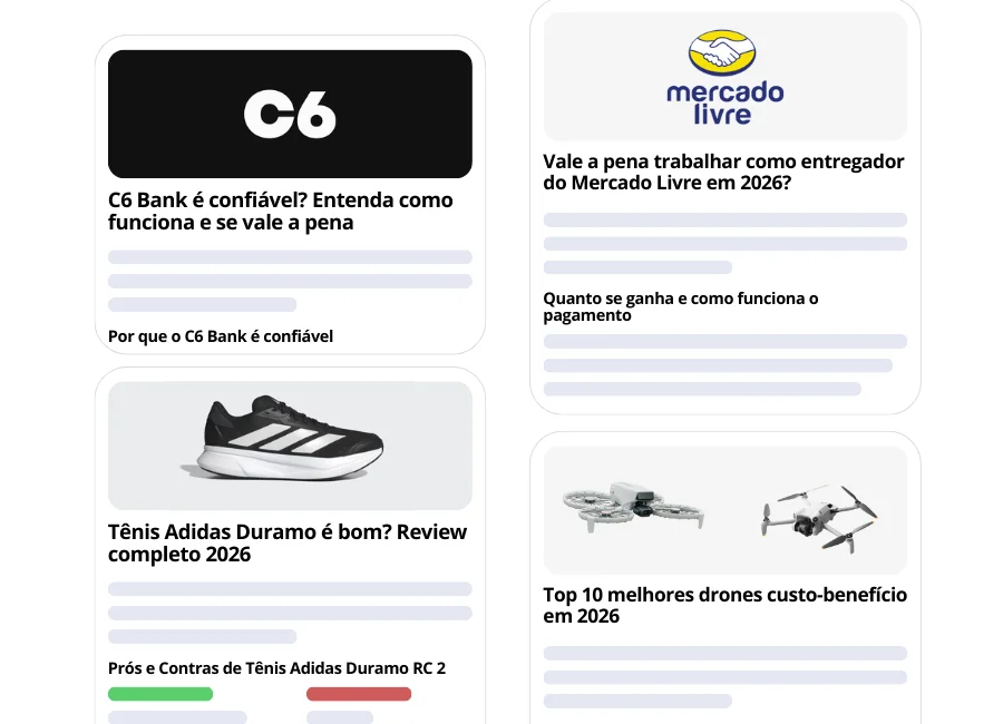 Artigos otimizados para SEO